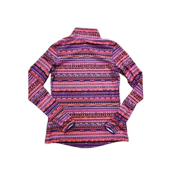 NIKE PRO women 1/4 zip Large Performance  lightweight pullover multicolor - Picture 5 of 7